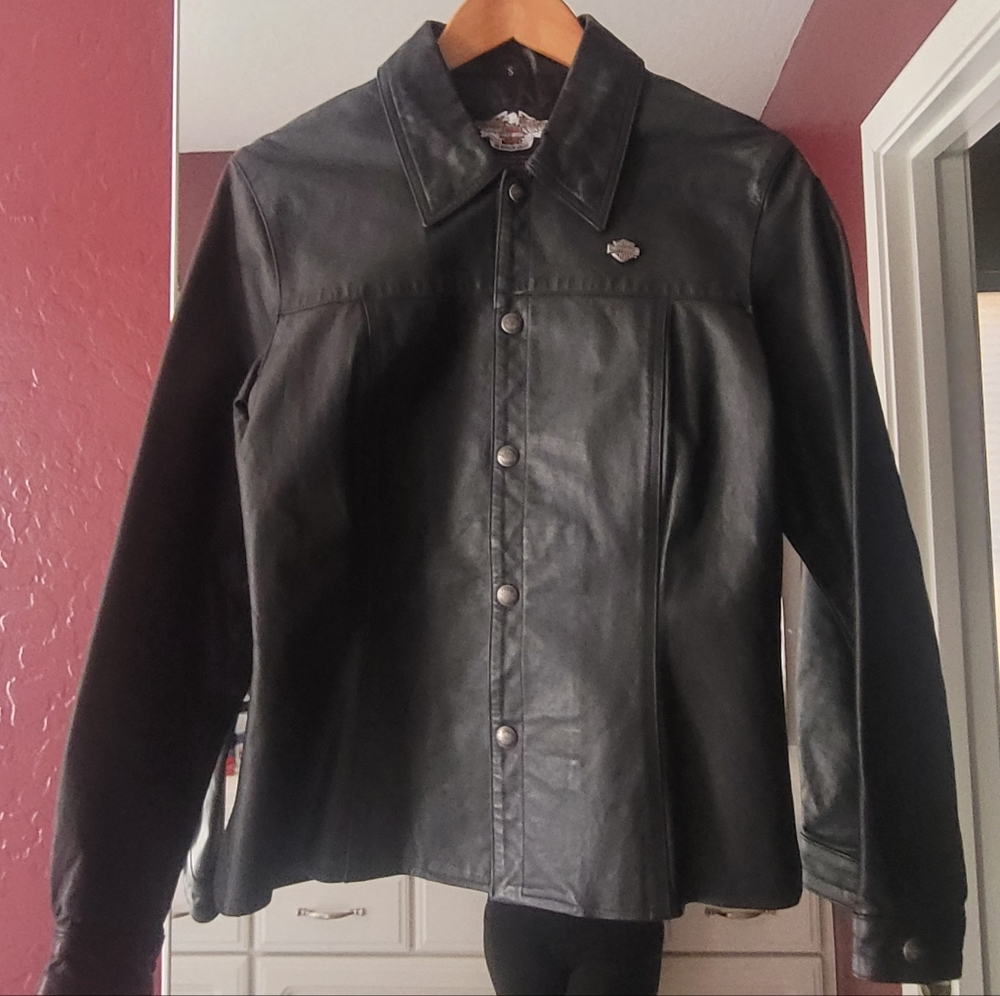 Harley-Davidson Women's Leather Jacket Like New! Small